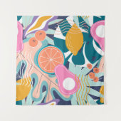 Tenture Collage moderne floral sans couture motif. Exposit (Devant (Horizontal))