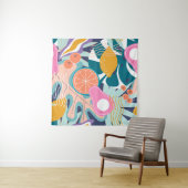 Tenture Collage moderne floral sans couture motif. Exposit (En situation (horizontale))