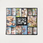 Tenture Collage photo de grade multiple Souvenirs (Devant (Horizontal))