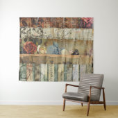 Tenture Collage rustique Vintage journal Patchwork (10) (En situation (horizontale))