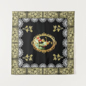Tenture collage vintage (Devant (Horizontal))