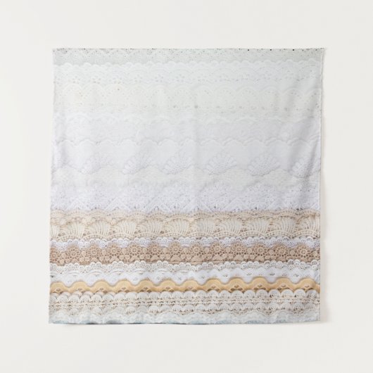 Tenture Collection de dentelle transparente sans couture : (Devant)