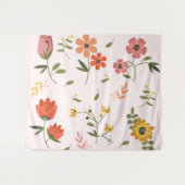 Tenture collection de fleurs (Devant (Horizontal))