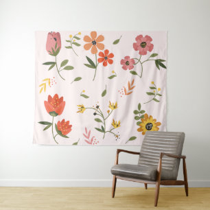 Tenture collection de fleurs