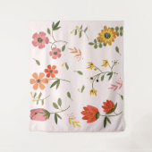 Tenture collection de fleurs (Devant)