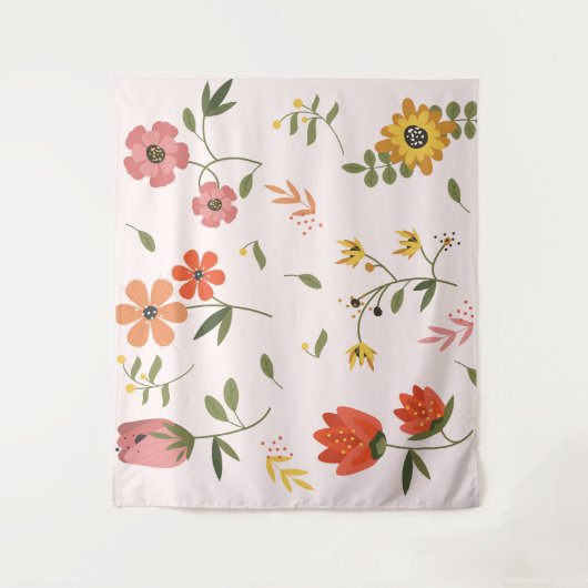 Tenture collection de fleurs (Devant)