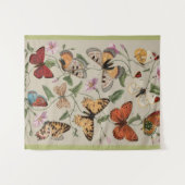 Tenture Collection de la papillon Moth Nature Dessin (Devant (Horizontal))