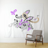 Tenture Collection de paisley botanique de luxe (En situation (horizontale))