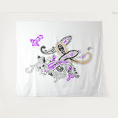 Tenture Collection de paisley botanique de luxe (Devant (Horizontal))