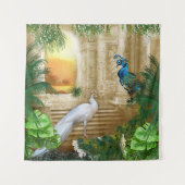 Tenture Collection Golden Peacock Temple Dreams (Devant)