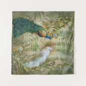 Tenture Collection Golden Peacock Temple Dreams (Devant (Horizontal))