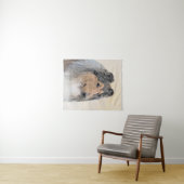 Tenture Collie (Rough) Peinture - Cute Original Chien Art (En situation (horizontale))