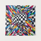 Tenture Color Vortex & Illusion (Devant (Horizontal))