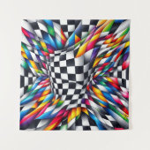 Tenture Color Vortex & Illusion (Devant)
