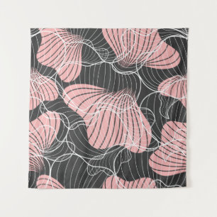 Tenture Coloré abstrait, motif artistique transparent.