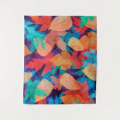 Tenture Coloré Feuilles tombés (Devant)