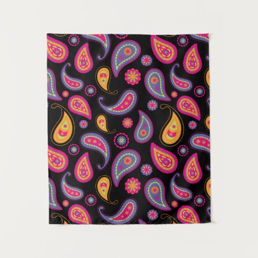 Tenture Coloré Paisley sans couture Motif (Devant)