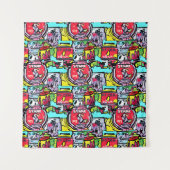 TENTURE COLORÉ POP ART (Devant)