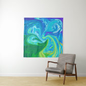 Tenture Colorful abstract art (En situation (horizontale))