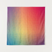 Tenture Colorful rainbow gradient geometric (Devant (Horizontal))