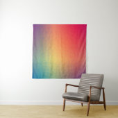 Tenture Colorful rainbow gradient geometric (En situation (horizontale))