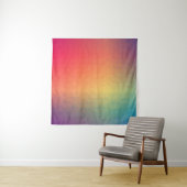 Tenture Colorful rainbow gradient geometric (En situation)
