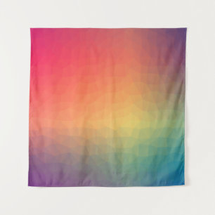 Tenture Colorful rainbow gradient geometric