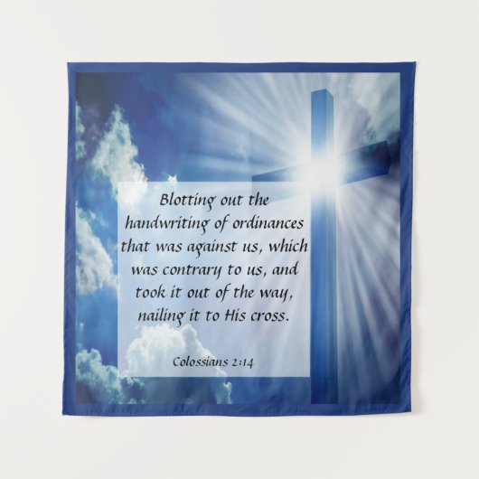 Tenture Colossiens 2:14 (Devant)