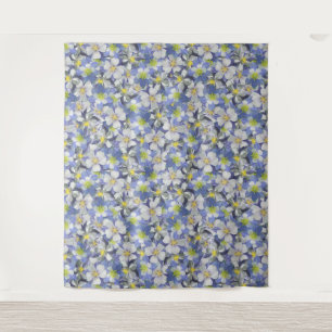 Tenture Columbines Motif sans couture