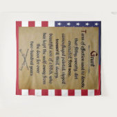 Tenture COMBAT INFANTRYMAN alias "GRUNT" (Devant (Horizontal))