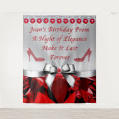 Tenture Commande spéciale pour Jean, toile de fond d'anniv (Devant)