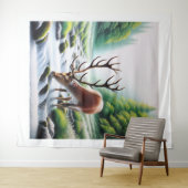 Tenture Comme la culotte de cerf (En situation (horizontale))