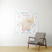 Tenture Comment nous nous demandons la révélation du sexe (En situation)