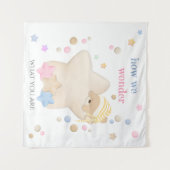 Tenture Comment on se demande bébé genre Révéler Teddy Bea (Devant (Horizontal))