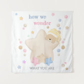 Tenture Comment on se demande bébé genre Révéler Teddy Bea (Devant)