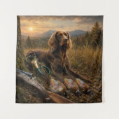 Tenture Compagnon de chasse Pointer allemand à poil long (Devant)