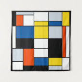 Tenture Composition A de Piet Mondrian - Art Moderne Abstr (Devant)