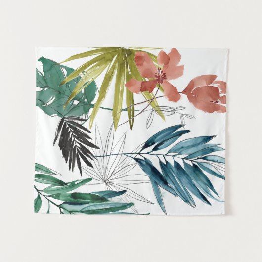 Tenture Composition tropicale (Devant (Horizontal))