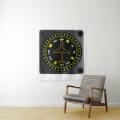 Tenture Compteur d'aéronef (En situation)