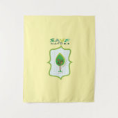 Tenture Conception À feuillage persistant écologique (Devant)