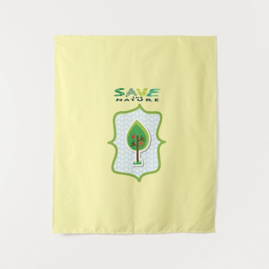 Tenture Conception À feuillage persistant écologique (Devant)