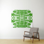 Tenture Conception Abstraite de palmiers (En situation (horizontale))