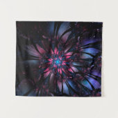 Tenture Conception Abstraite des fleurs fractales. (Devant (Horizontal))