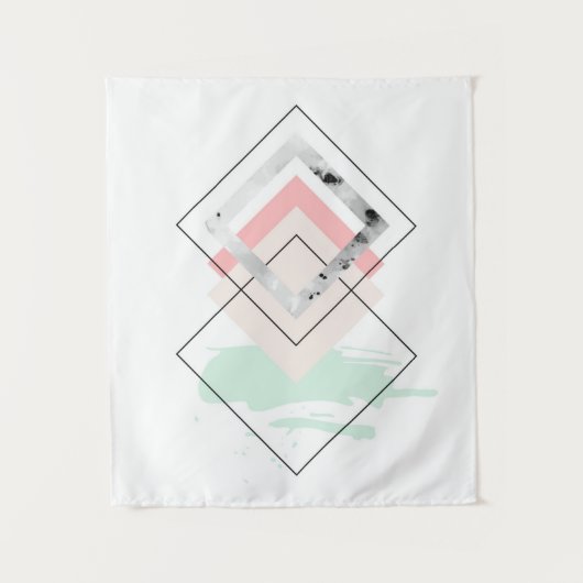 Tenture Conception abstraite géométrique (Devant)