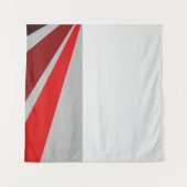 Tenture Conception abstraite rouge noir (Devant (Horizontal))