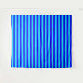 Tenture Conception de bandes bleues cyan  (Devant (Horizontal))
