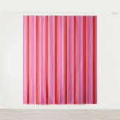 Tenture Conception de bandes verticales rose bubble gum ro (Devant)
