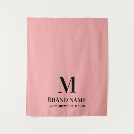 Tenture Conception de branding de table élégante rose pour (Devant)