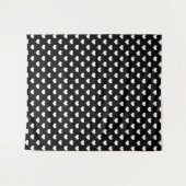 Tenture Conception de coeurs adorables noir blanc (Devant (Horizontal))