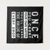 Tenture Conception de devis de sagesse - Valeur de chaque  (Devant (Horizontal))